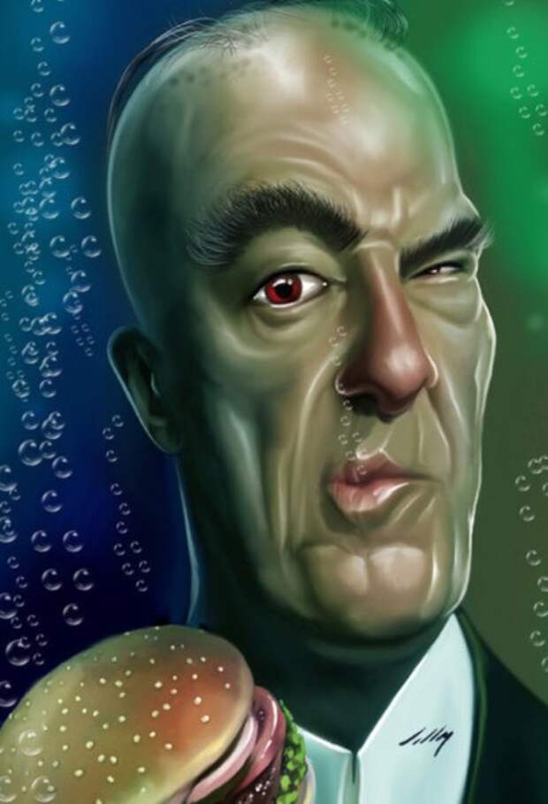 Шелдон Джей Планктон. Автор: Alexandre Salles.