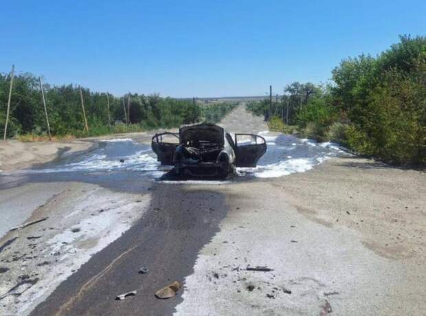накануне ВСУ атаковали гражданский автомобиль в Пологовском районе, погибли три человека, источник Телеграм-канал Дневник Десантника