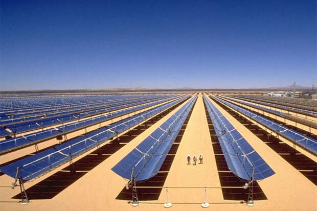 ВИЭ солнечные панели в Сахаре 'энергопереход