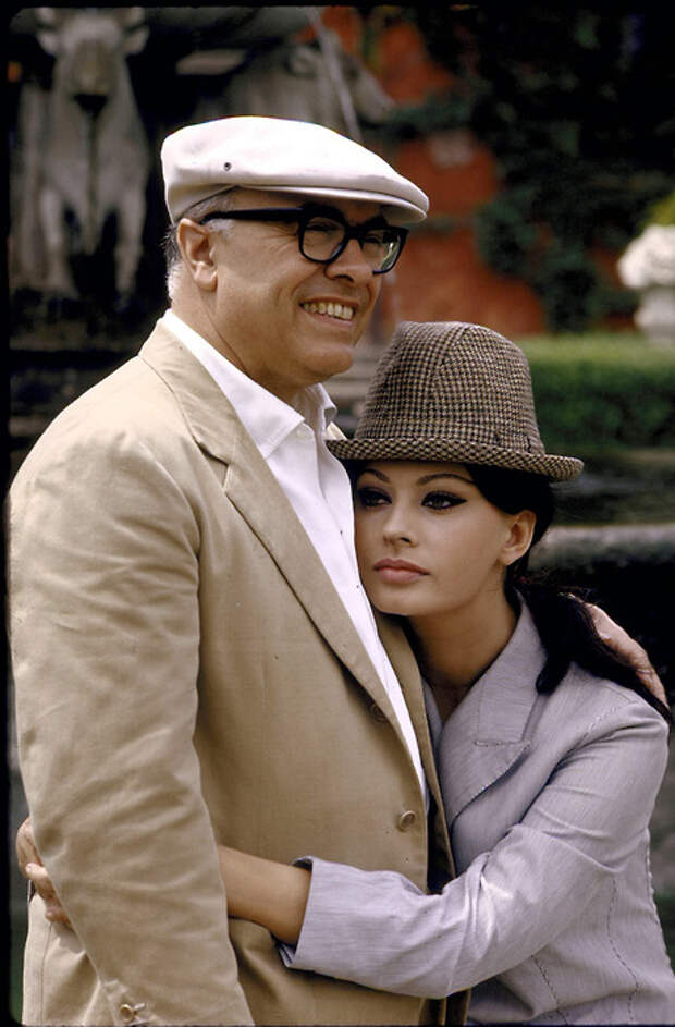 София Лорен и Карло Понти, 1964 год. Фото