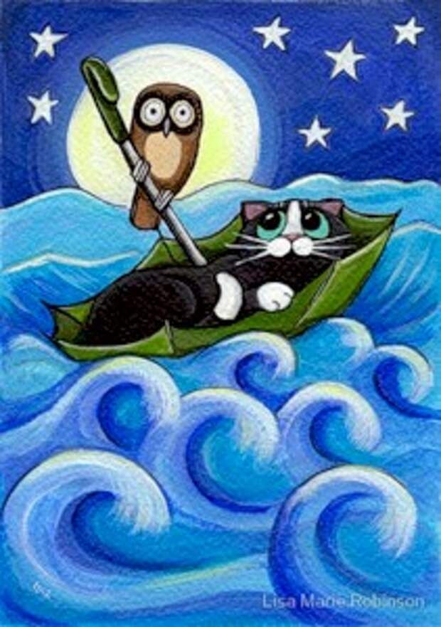 Коллекция кошек, котов и котят от Lisa Marie Robinson.