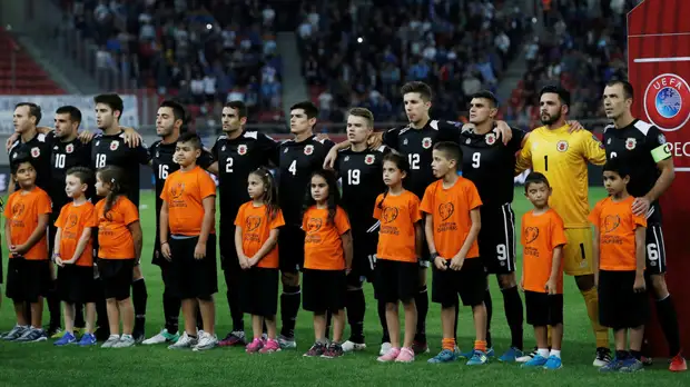 Сборная Гибралтара по футболу одержала первую в истории победу в официальном матче