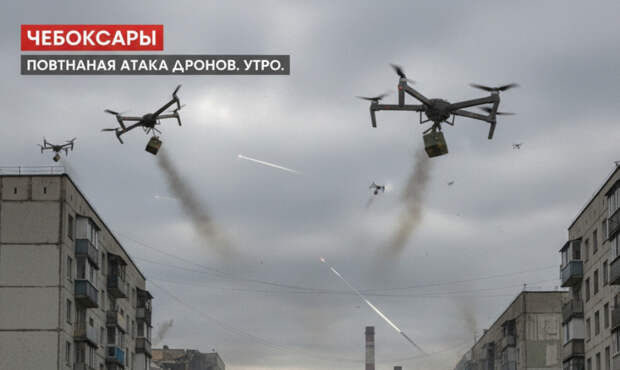 Повторная атака дронов на Чебоксары произошла утром