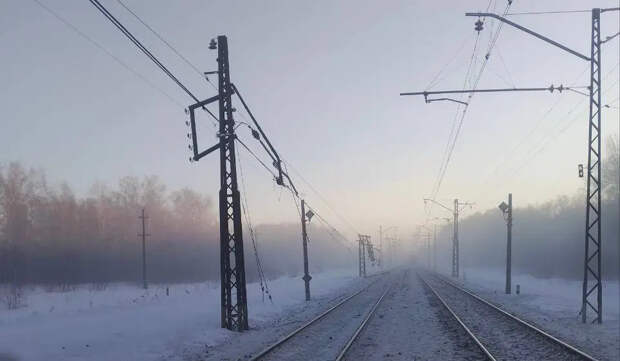 Массовая задержка поездов произошла под Новосибирском из-за аварии на контактной сети