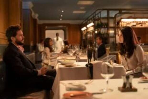 Marisa Abela and Kit Harington in Industry Season 3 Episode 2 "Smoke and Mirrors."
