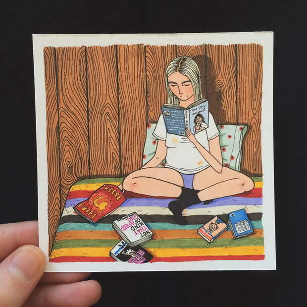 За книгами