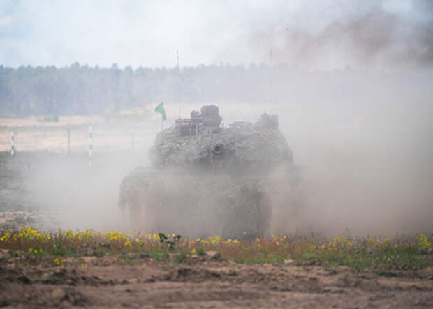 "Нихт шиссен": Танк Leopard с передовой преподнёс неприятный сюрприз русским разведчикам
