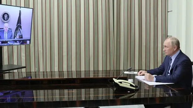 Песков заявил, что Путину понравился формат видеосвязи для переговоров с Байденом