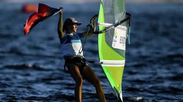 Елфутина: надеюсь, что после моей медали на ОИ больше людей захотели попробовать виндсёрфинг