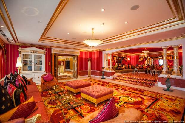 BurjAlArab19 Золото для шейхов и олигархов: самый дорогой номер в семизвездочном отеле Burj Al Arab