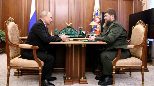 Путин отметил личный вклад Кадырова в развитие Чечни
