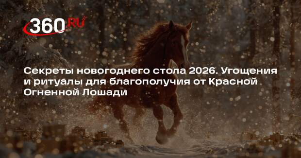 Эзотерик Шмелев рассказал, как украсить стол в Новый год Лошади
