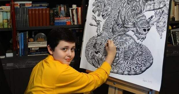 15-летний художник рисует животных с фотографической точностью Душан Кролица, анатомия, живопись, животные, икусство, как на фото, творчество, художник