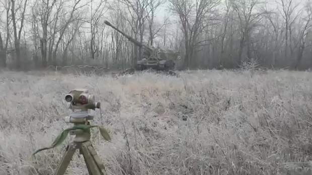 Расчеты "Мста-С" испепелили пункт дислокации ВСУ в Днепропетровской области