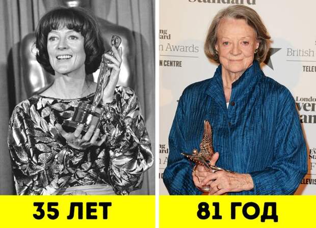 Знаменитые актрисы во время вручения своих первых и последних наград