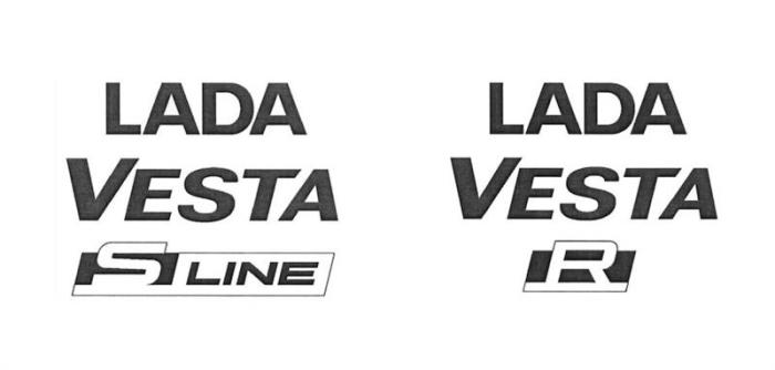 Эмблемы новых моделей Lada Vesta S-Line и Lada Vesta R. | Фото: autonet.ru. Эмблемы новых моделей Lada Vesta S-Line и Lada Vesta R. | Фото: autonet.ru.