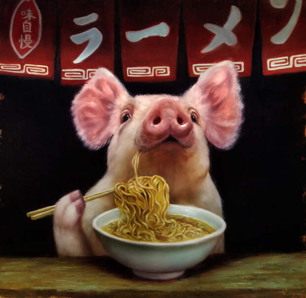Китайская лапша. Автор: Lucia Heffernan.