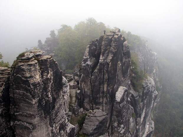 Бастай каменный бастион Саксонии Bastei15 Бастай каменный бастион Саксонии