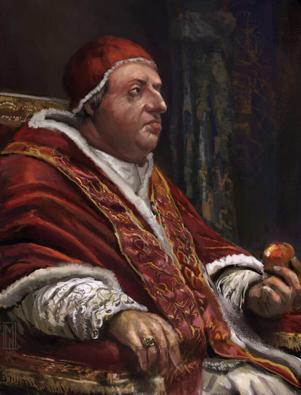 Отец Чезаре Борджиа, папа Римский Александр VI. Изображение из открытых источников Яндекс.