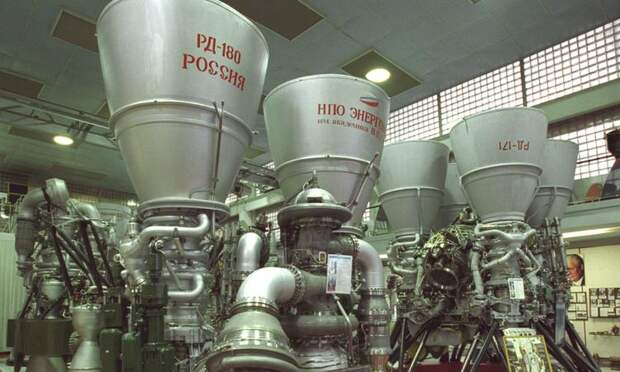 Российские РД-180, предназначенные для NASA. Фото: Юрий Машков/ ТАСС