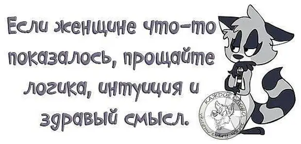 Положенный выходной. Женская логика интуиция. Если женщине что то показалось Прощай. Если женщине что то показалось Прощай логика. Прощай логика.