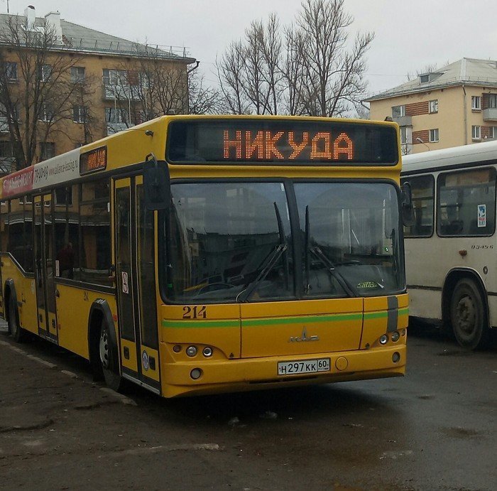 Автобусы в городе Города России, город, прикол, псков, россия, юмор