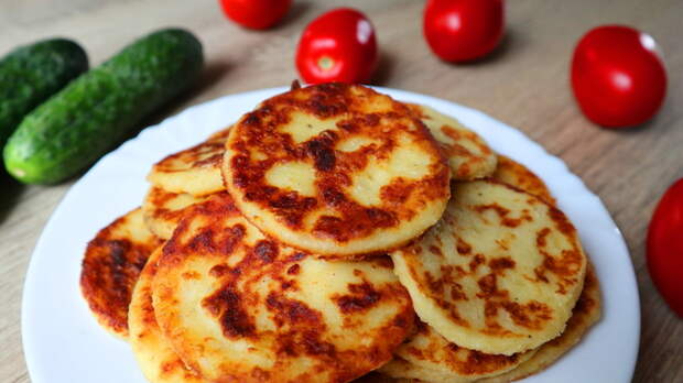 Картофельные лепешки с сыром Лепешки, Рецепт, На сковороде, Сыр, Картофель, Завтрак, Видео, Длиннопост, Еда