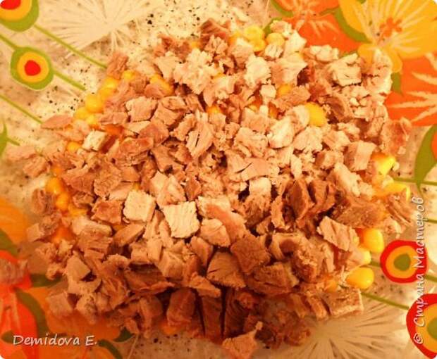 Кулинария Мастер-класс Новый год Рецепт кулинарный Салат Овечка к Новому году 2015 год Продукты пищевые фото 4