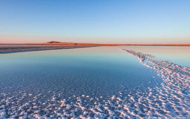 Рассвет на озере Баскунчак путешествия, факты, фото