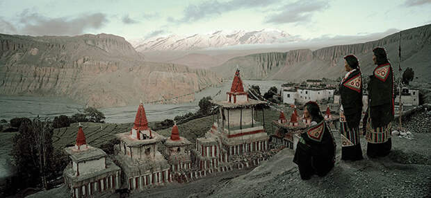 Поселок Ангге, Непал.