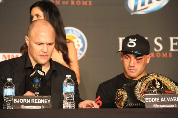 Bellator 106 Post Fight Press Conference: Bjorn Rebney and Eddie Alvarez.