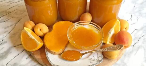 Джем абрикосовый с апельсином - рецепт