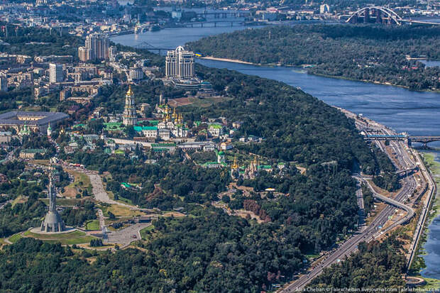Киев с высоты птичьего полета