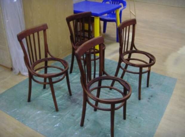 Переделка старых стульев… Разбираем стул на запчасти как конструктор!