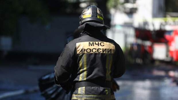 В Москве на Ленинградском проспекте загорелся автомобиль