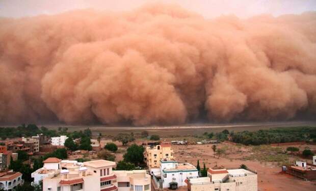 Удивительные песчаные бури со всего света
