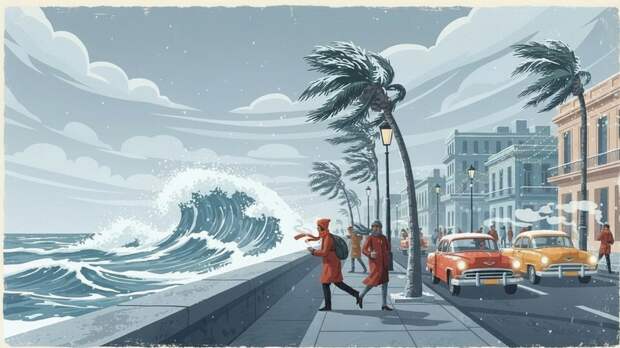 На Кубе температура впервые упала до нуля градусов