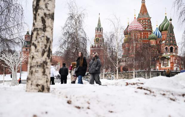 Темпы таяния снега в Москве оценили