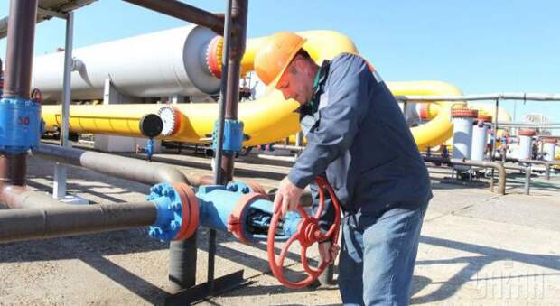 поставки газа из Словакии на Украину