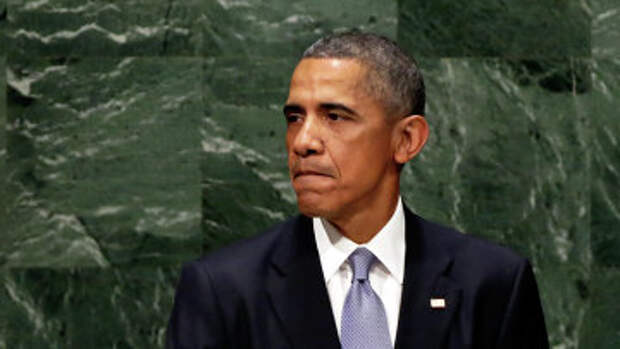 Барак Обама на трибуне ГА ООН. Архивное фото