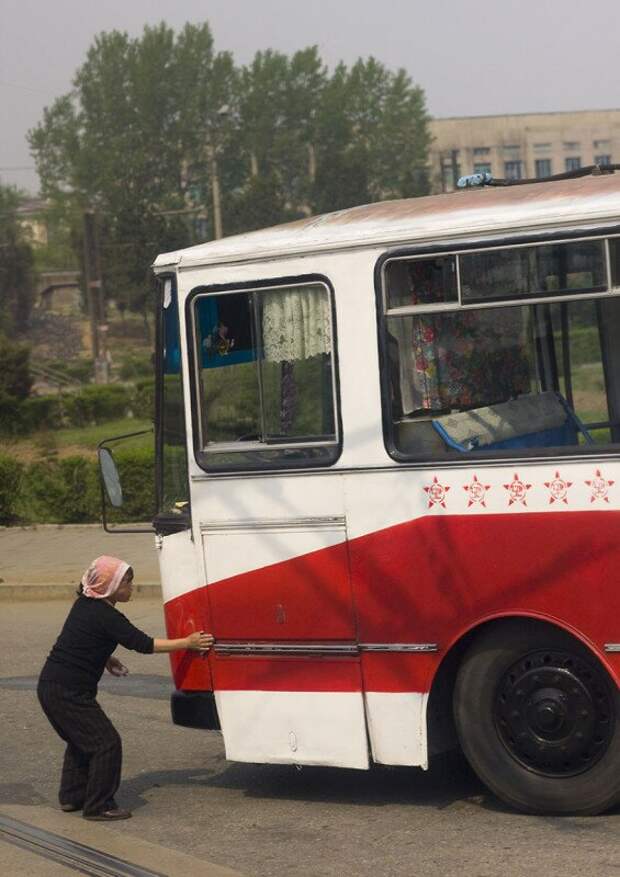 Жизнь КНДР из окна автомобиля