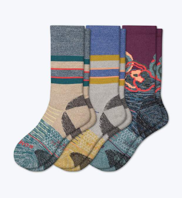 Merino Wool Hiking Calf Sock 3-Pack