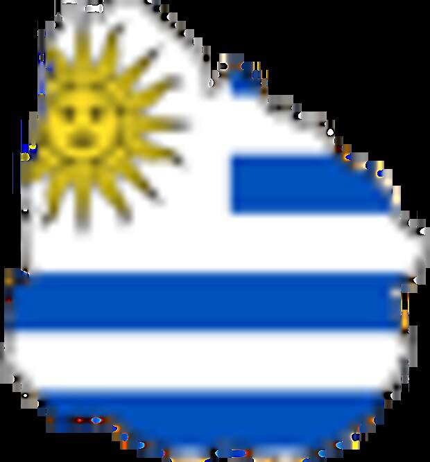 Флаг карта Уругвая