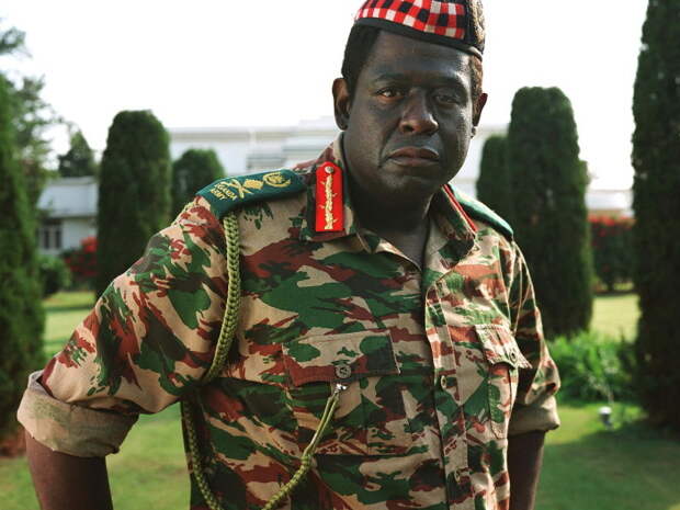 Президент Уганды Иди Амин, один из наиболее циничных и бесчеловечных правителей./Фото: historytime.ru