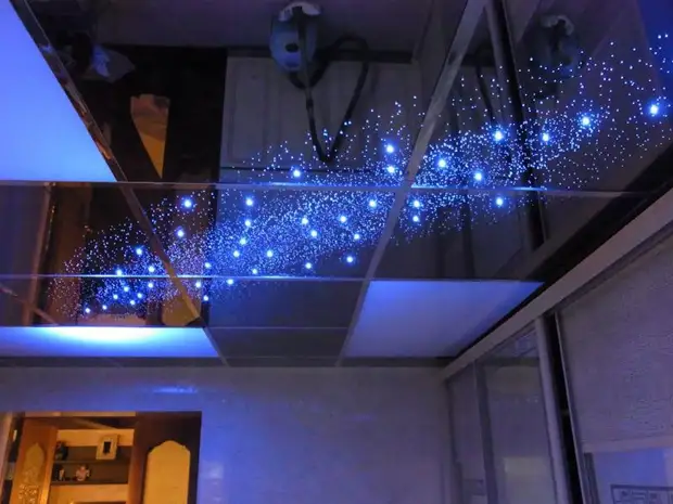 Арт-декор потолка своими руками: идея «звездное небо»