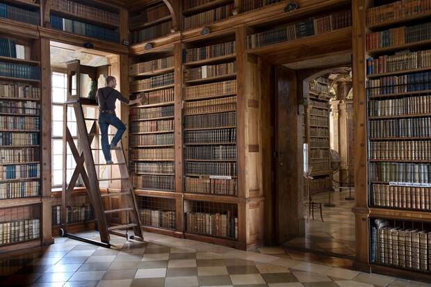 Austria - Melk Abbey Library