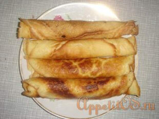Блинчики трубочкой