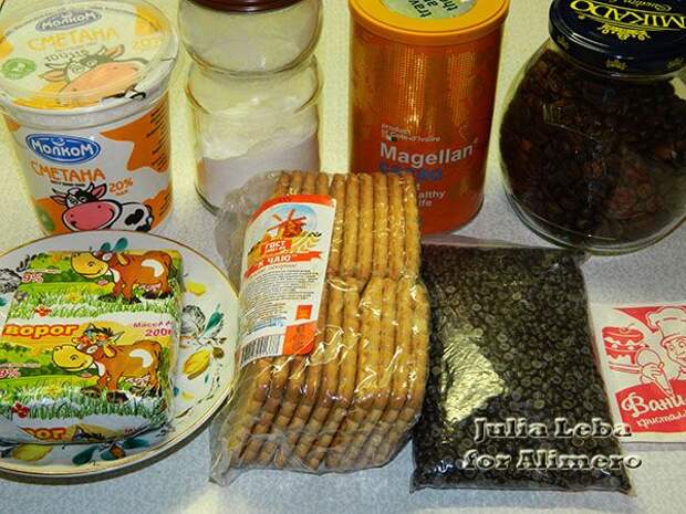Десерт с кофе и творогом Десерт с кофе и творогом