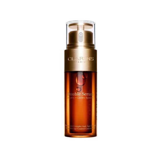 Комплексная омолаживающая двойная сыворотка для лица, Clarins, 8500 руб. («Иль де Ботэ»)