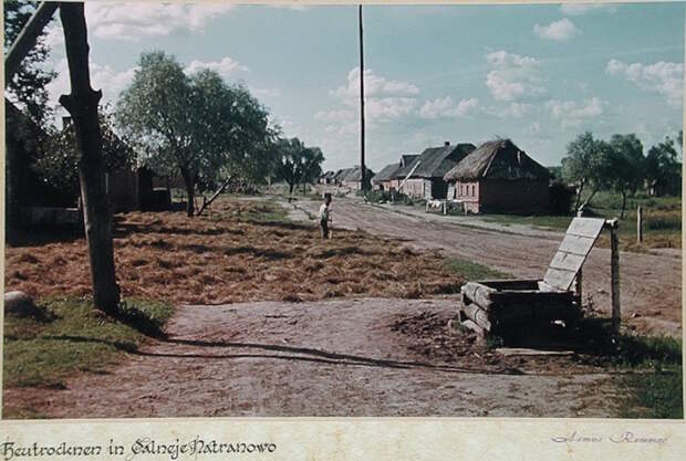 Немецкие фотографии русской деревни 1942-1943 гг. Фотограф Асимус Реммер